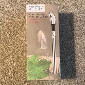 Wolfgang Puck Wine Pourer with Chill Rod